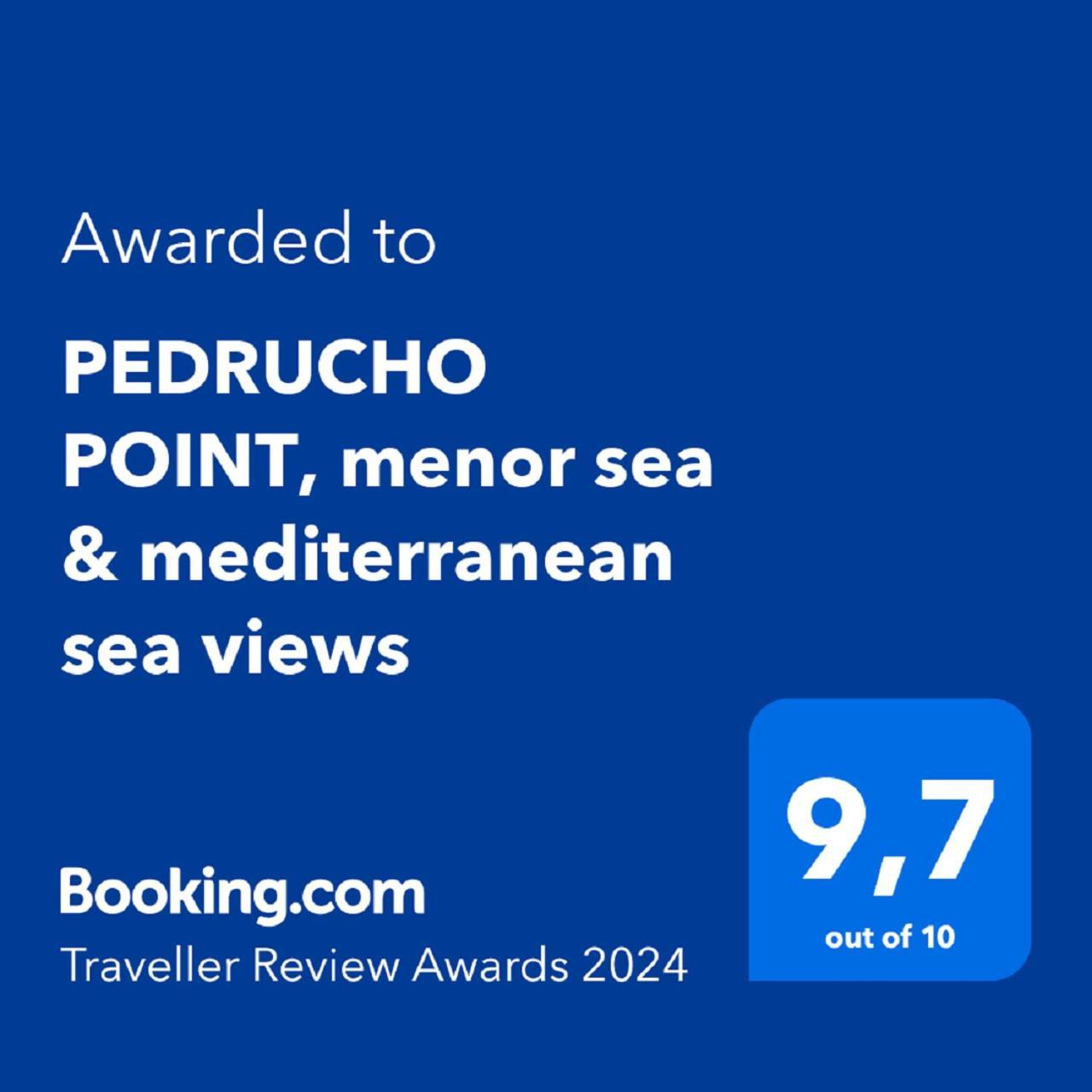 Pedrucho Point, Menor Sea & Mediterranean Sea Views Ла-Манга-дель-Мар-Менор Екстер'єр фото